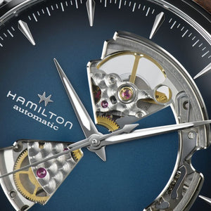 Hamilton Jazzmaster Open Heart Auto (cadran bleu fumé / 40 mm)