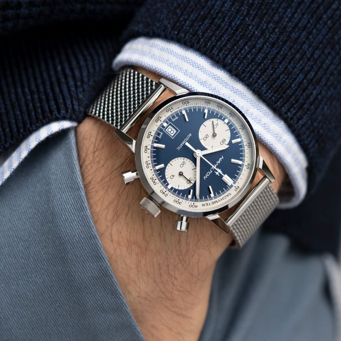 Hamilton American Classic Intra-Matic Auto Chrono (cadran bleu / 40mm)