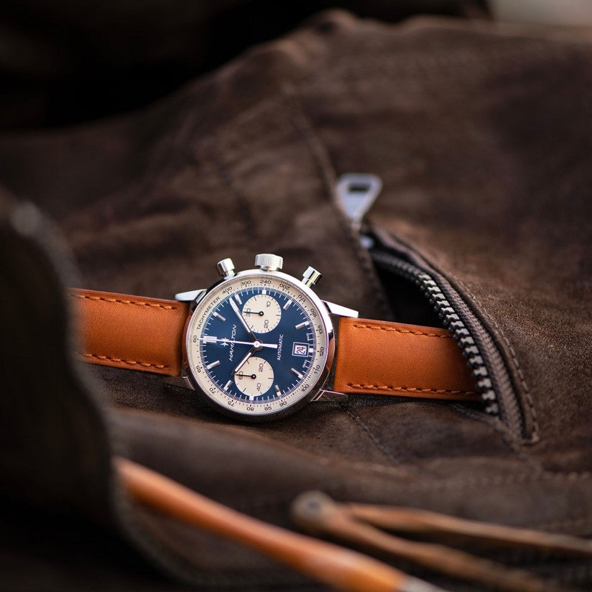 Hamilton American Classic Intra-Matic Auto Chrono (cadran bleu / 40mm)