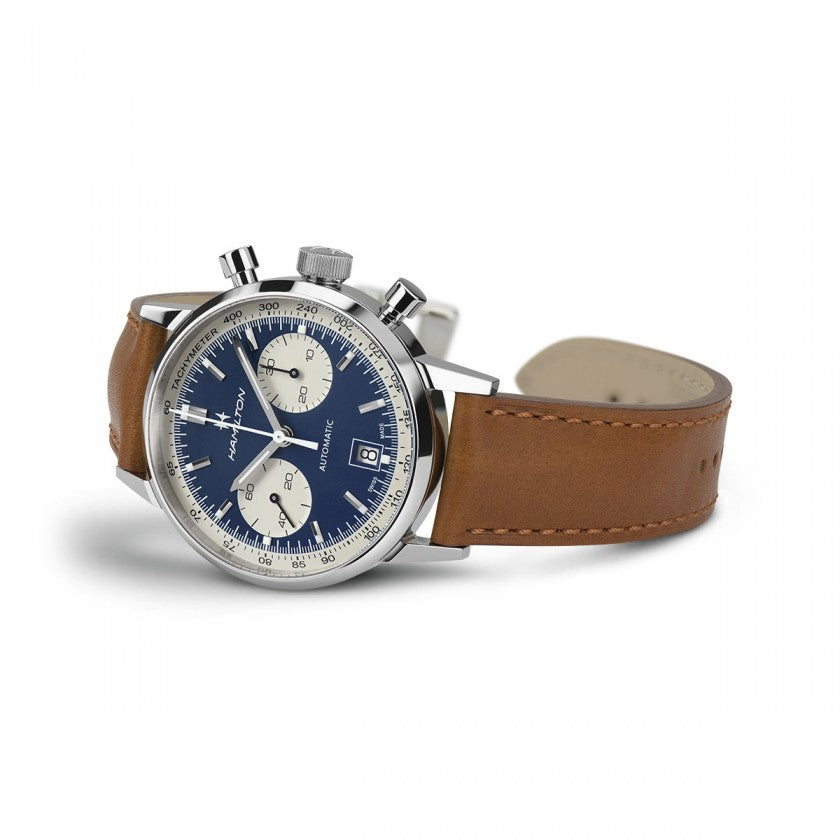 Hamilton American Classic Intra-Matic Auto Chrono (cadran bleu / 40mm)