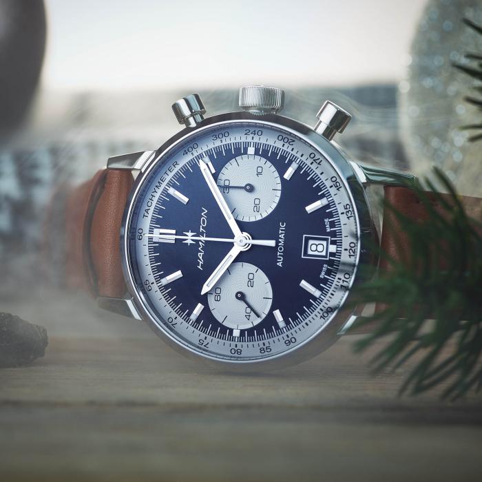 Hamilton American Classic Intra-Matic Auto Chrono (cadran bleu / 40mm)