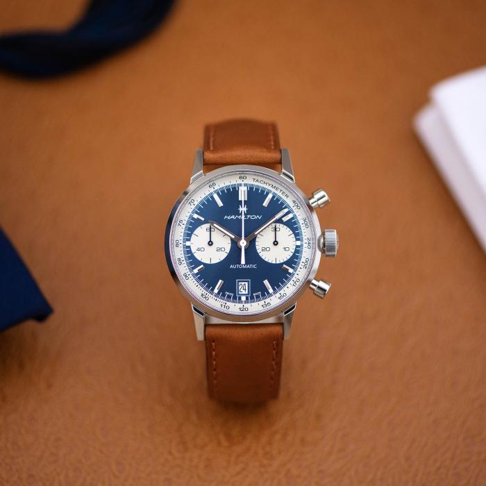 Hamilton American Classic Intra-Matic Auto Chrono (cadran bleu / 40mm)