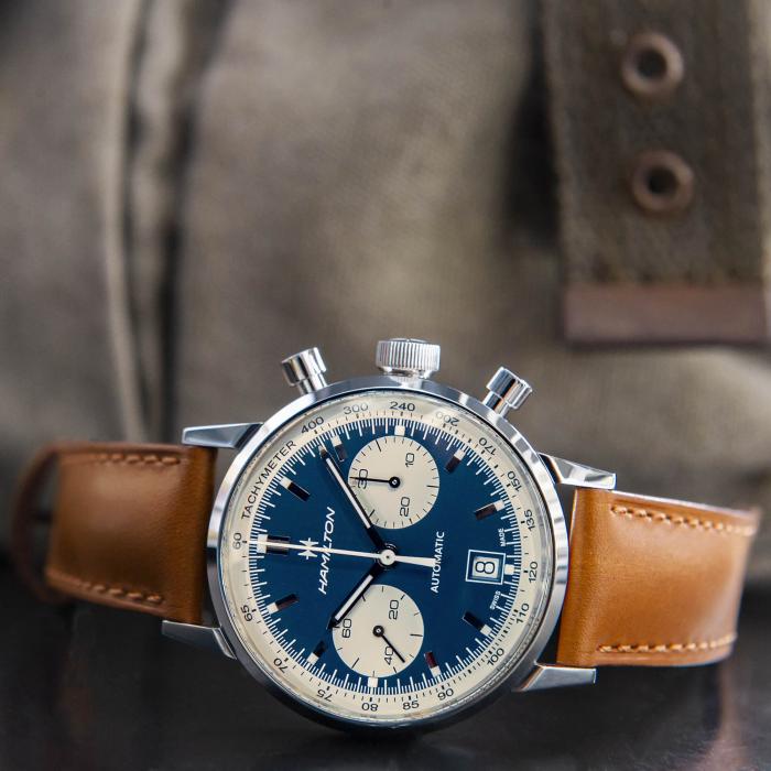 Hamilton American Classic Intra-Matic Auto Chrono (cadran bleu / 40mm)