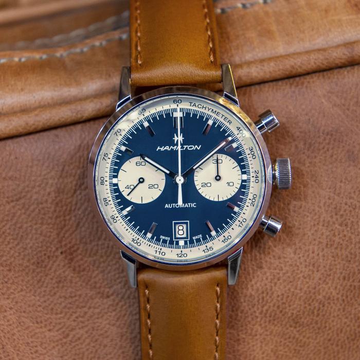 Hamilton American Classic Intra-Matic Auto Chrono (cadran bleu / 40mm)