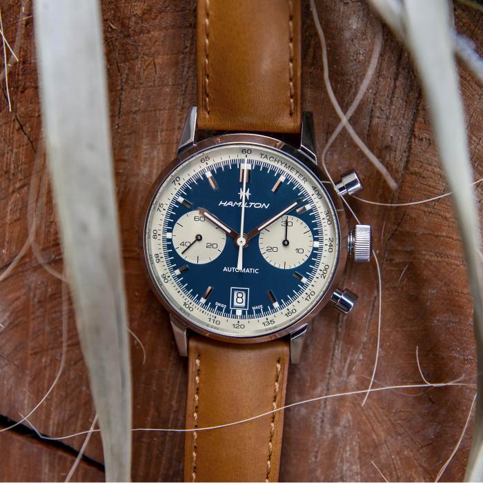Hamilton American Classic Intra-Matic Auto Chrono (cadran bleu / 40mm)