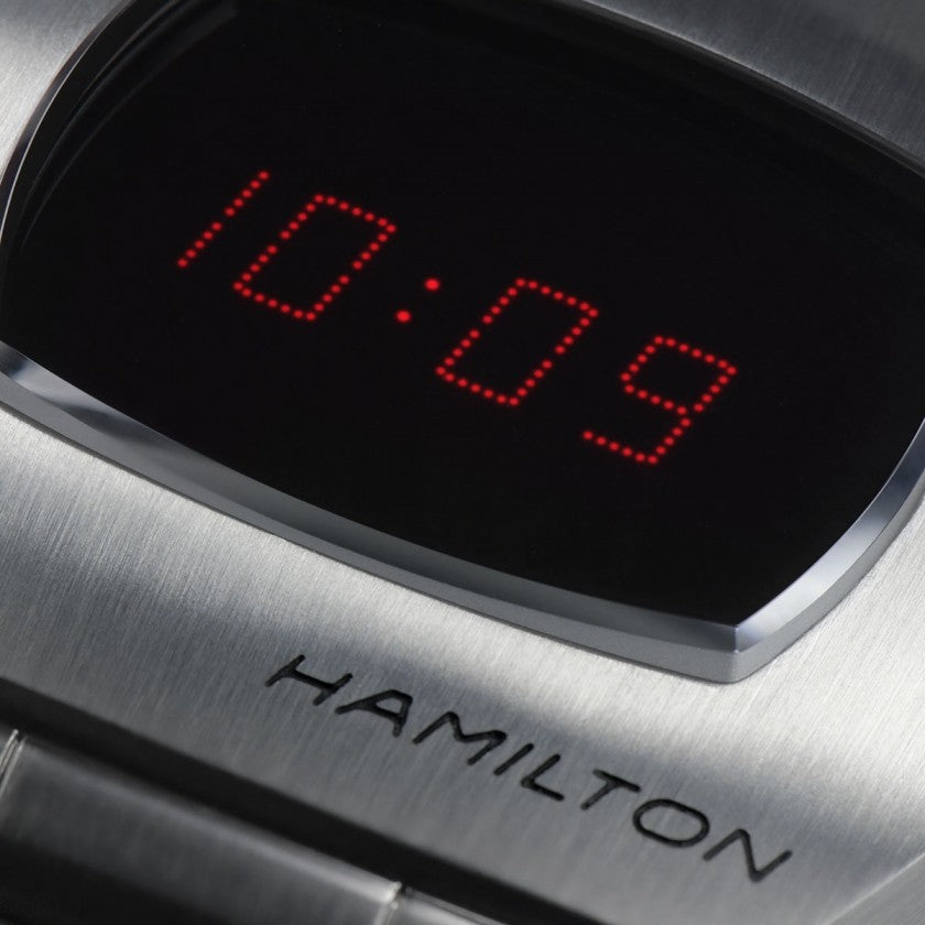 Hamilton PSR Digital Quartz (cadran noir et rouge / 41 mm)