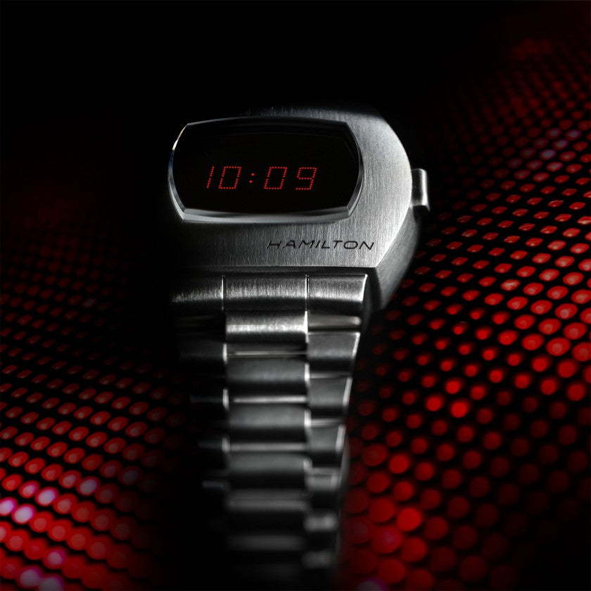 Hamilton PSR Digital Quartz (cadran noir et rouge / 41 mm)