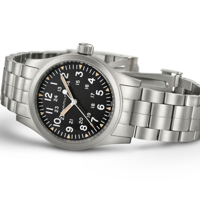 Hamilton Khaki Field Mechanical (cadran noir / 38mm)