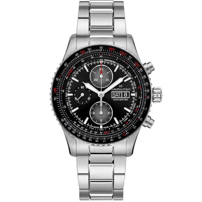 Hamilton Khaki Aviation Converter Auto Chrono (cadran noir / 44mm)