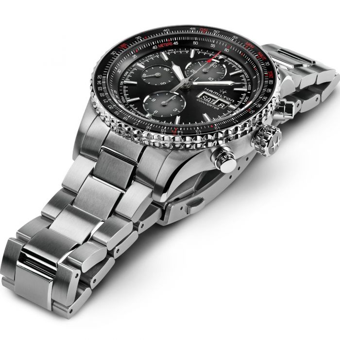 Hamilton Khaki Aviation Converter Auto Chrono (cadran noir / 44mm)