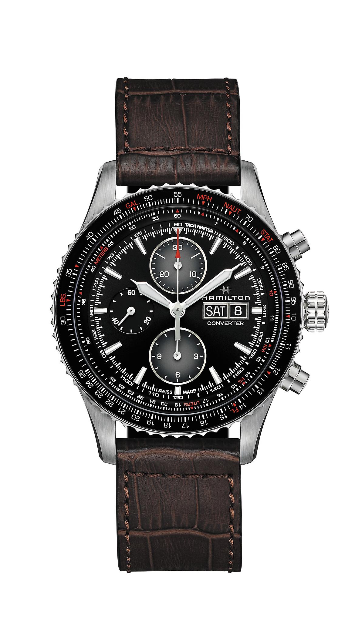 Hamilton Khaki Aviation Converter Auto Chrono (cadran noir / 44mm)