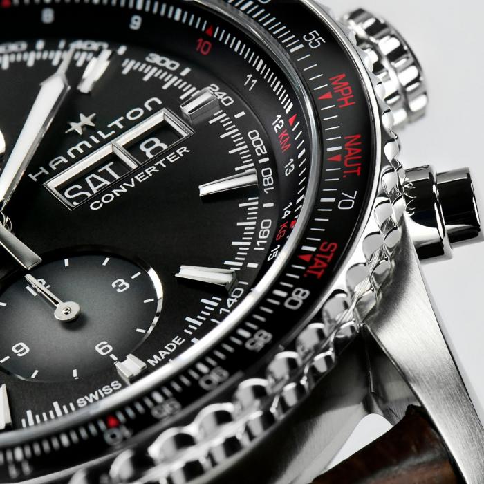 Hamilton Khaki Aviation Converter Auto Chrono (cadran noir / 44mm)