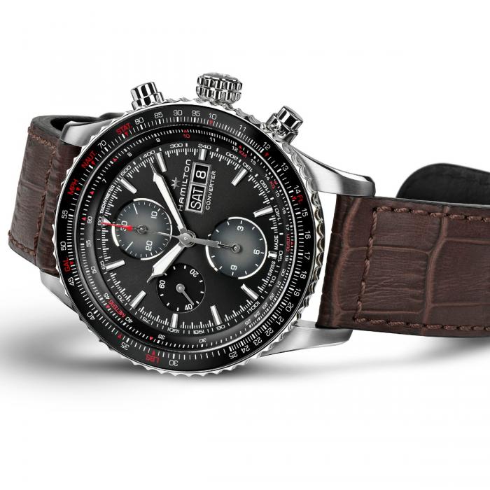 Hamilton Khaki Aviation Converter Auto Chrono (cadran noir / 44mm)