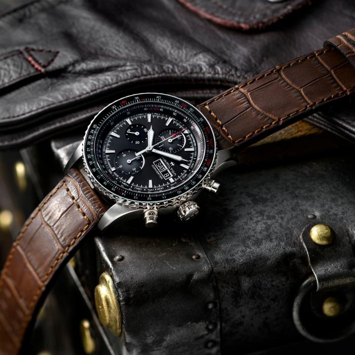 Hamilton Khaki Aviation Converter Auto Chrono (cadran noir / 44mm)